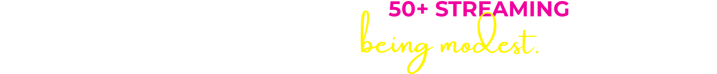 This event will be syndicated to over 50+ streaming locations and we are definitely being modest.